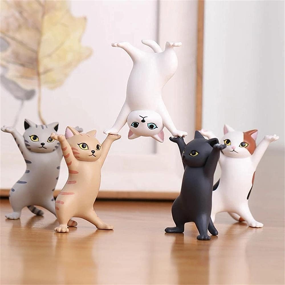 5 Cute Cat Pen Holder Desk Accessories