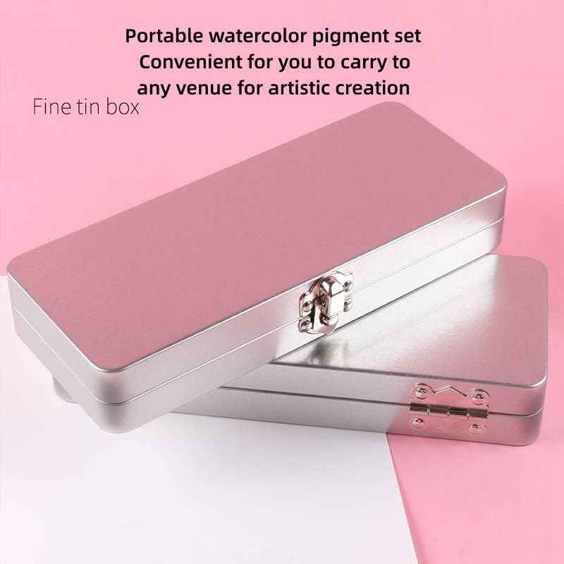 GIORGIONE 50 Solid Watercolor Paint Set Metallic Pearlescent