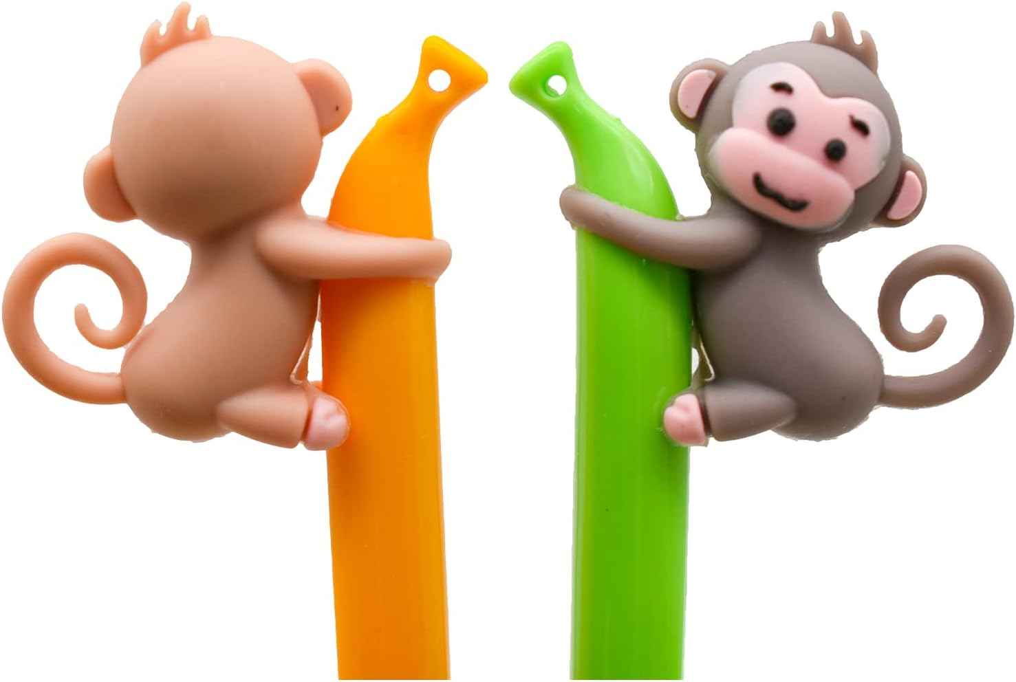 9PCS Cute Monkey Climbing Banana Gel Pens 0.5 mm For Kids School