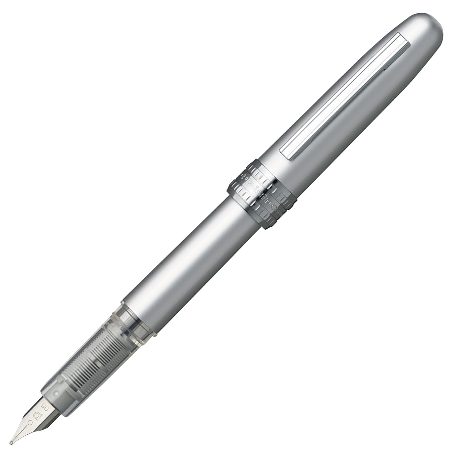 Platinum Plaisir Fountain Pen Fine Nib,PGB-1000 Silver
