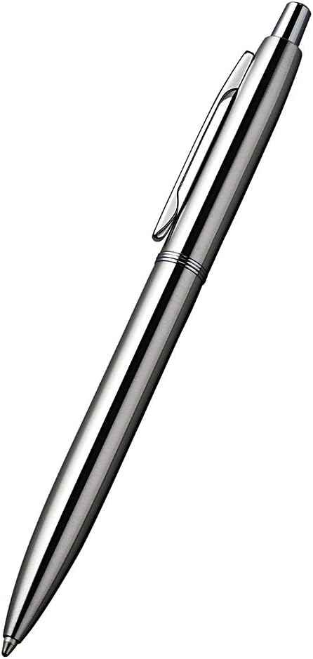 3Pcs Retractable Stainess Steel Metal Ballpoint Pens,6 Replaceable Refills