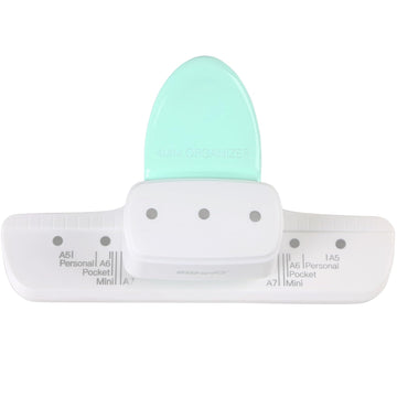 KW-triO 3 Hole Paper Punch 4MM Diameter Hole Puncher Green