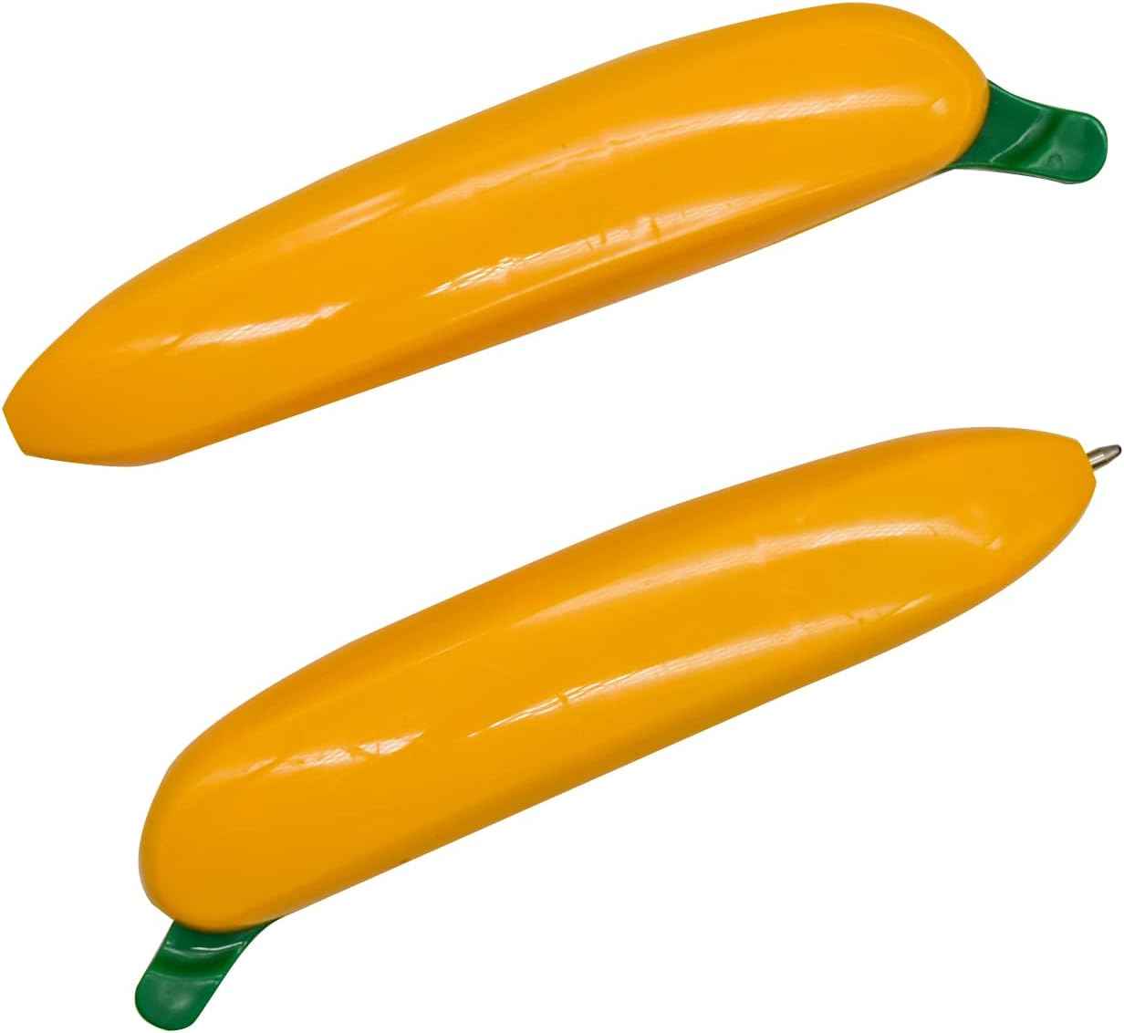 10PCS Novelty Banana Fruit Kids Ballpoint Pens 1.0mm Black Ink