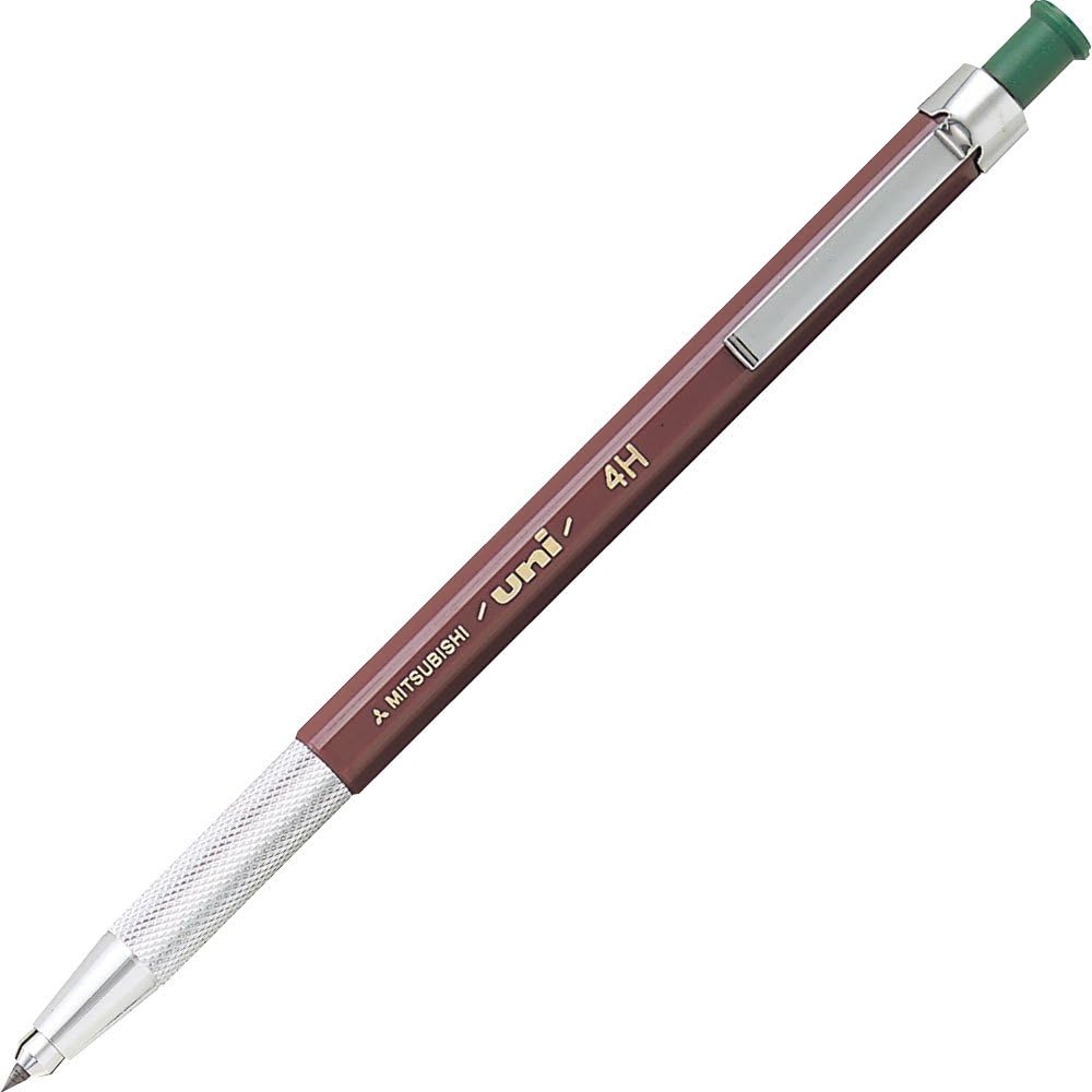 Uni Mitsubishi Lead Holder - 2 mm - HB/4H with 6pcs Pencil Leads 4H