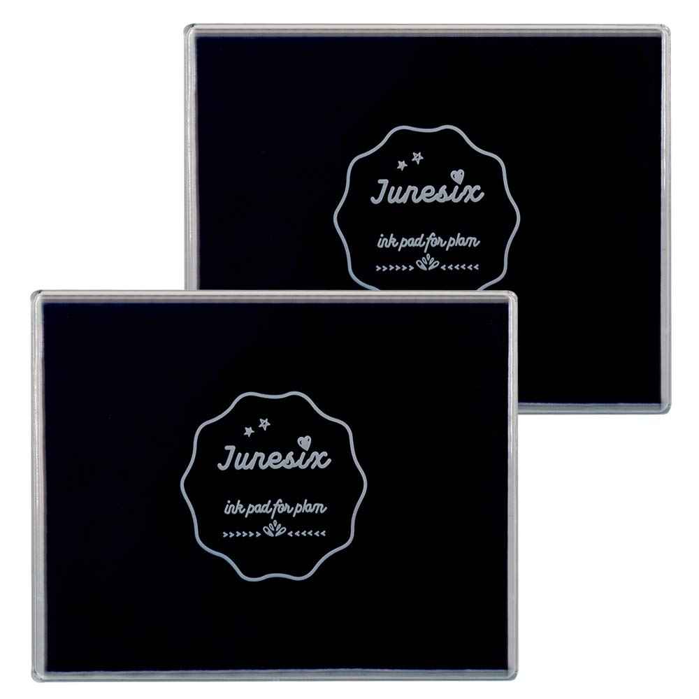 2pcs Large Size Craft Ink Stamp Pads 12x10cm Black