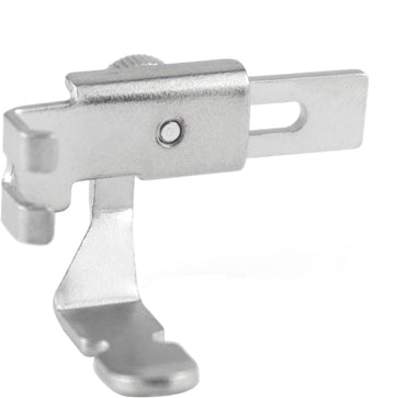 2PCS adjustable zipper piping cording presser foot, metal with mounting screw hole