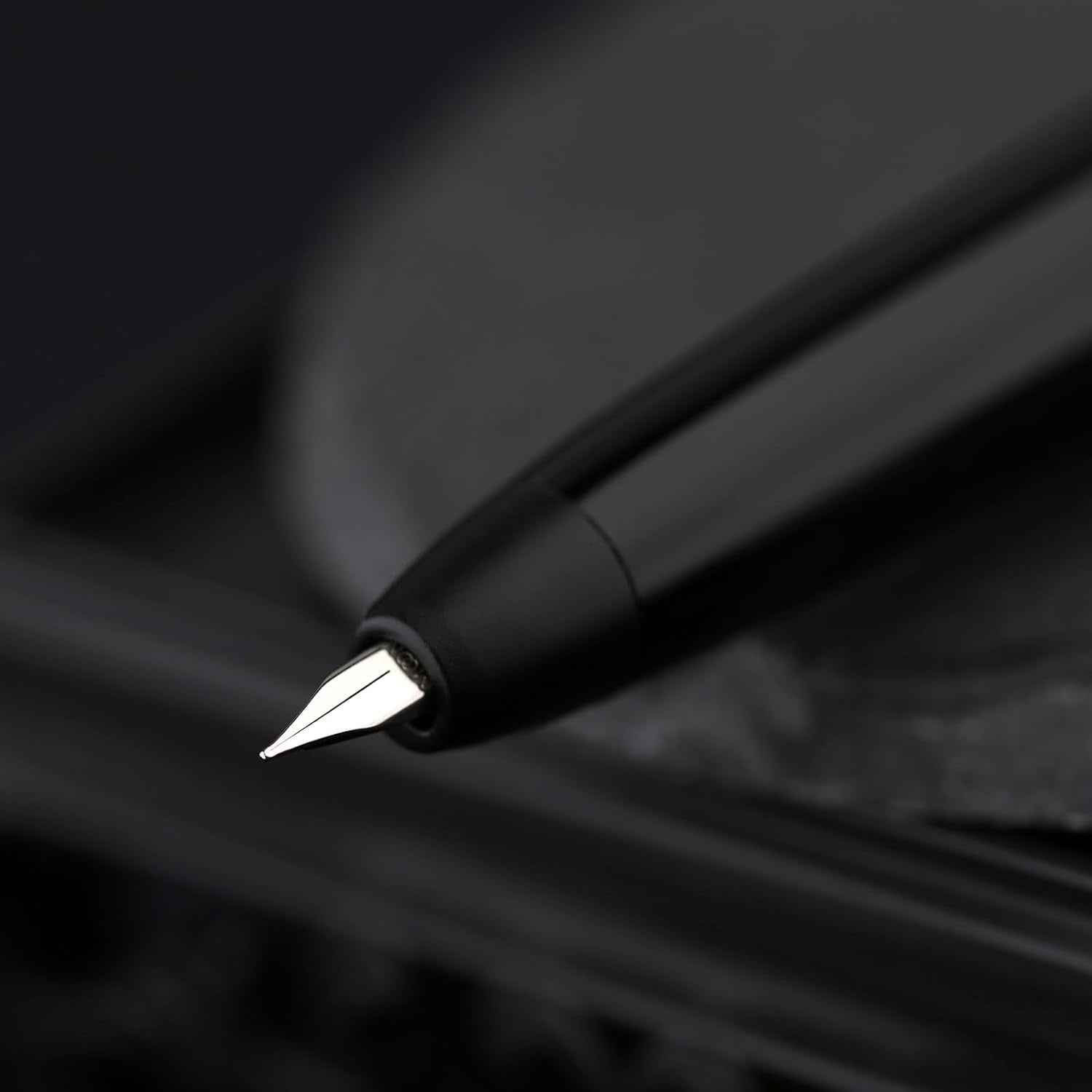 Majohn A3 Fountain Pen Retractable Extra Fine Nib with Converter Case Set