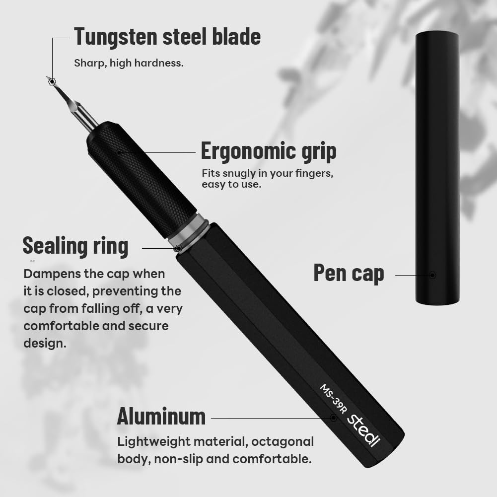 Stedi Model Scriber,Tungsten Steel Blades 0.2 mm