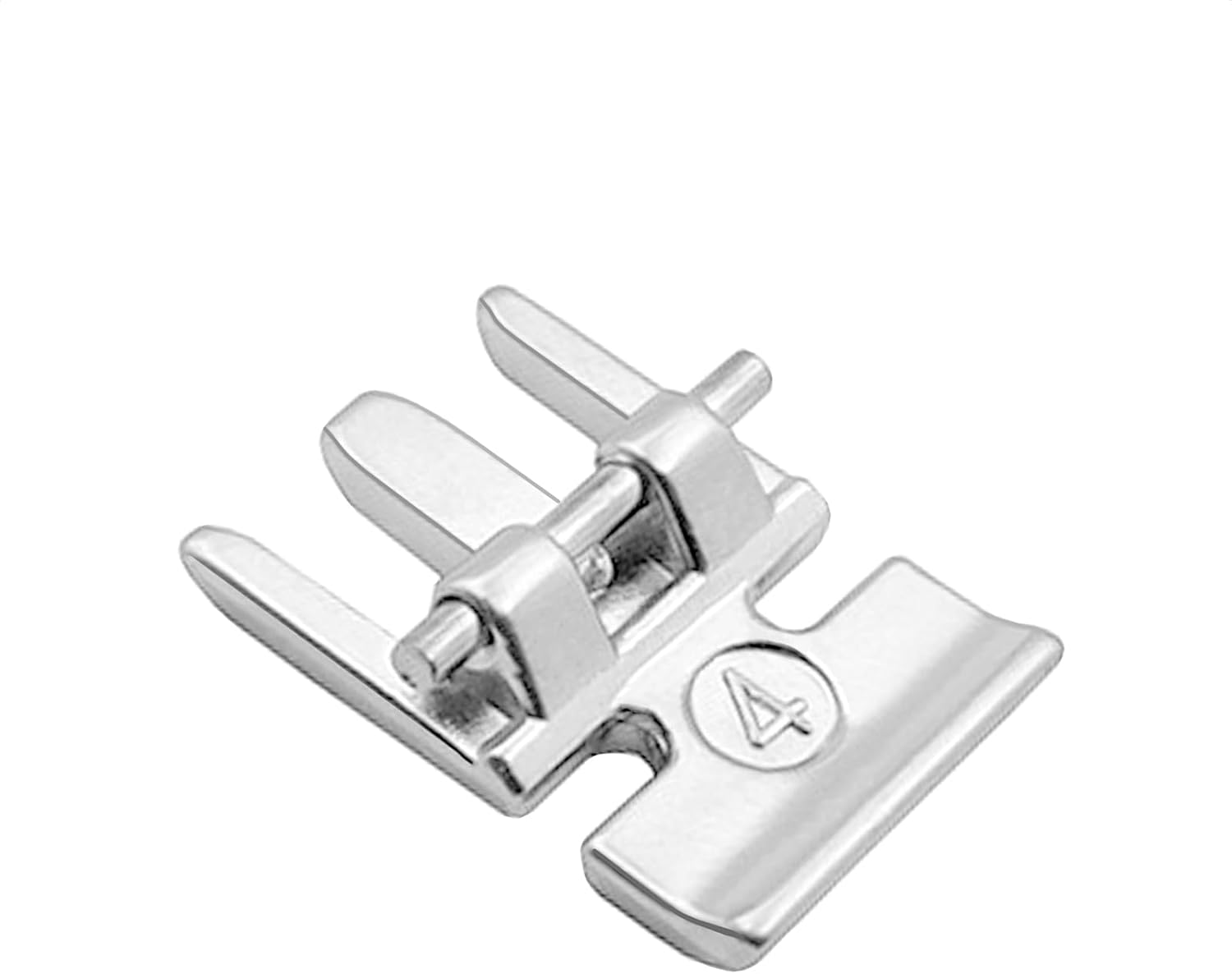 2PCS snap-on zipper presser foot set, Pfaff group C/D/E, metal