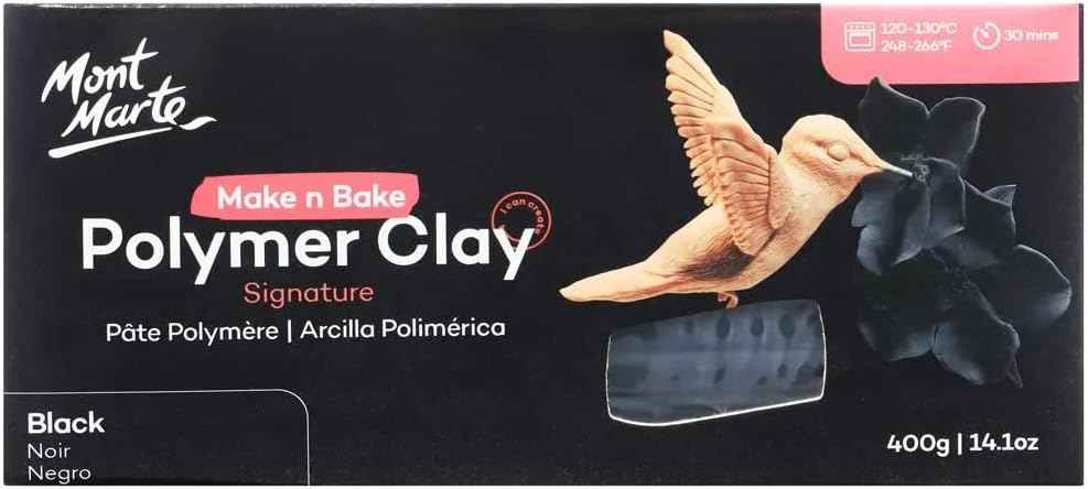 Mont Marte Make n Bake Polymer Clay Signature 400g Block