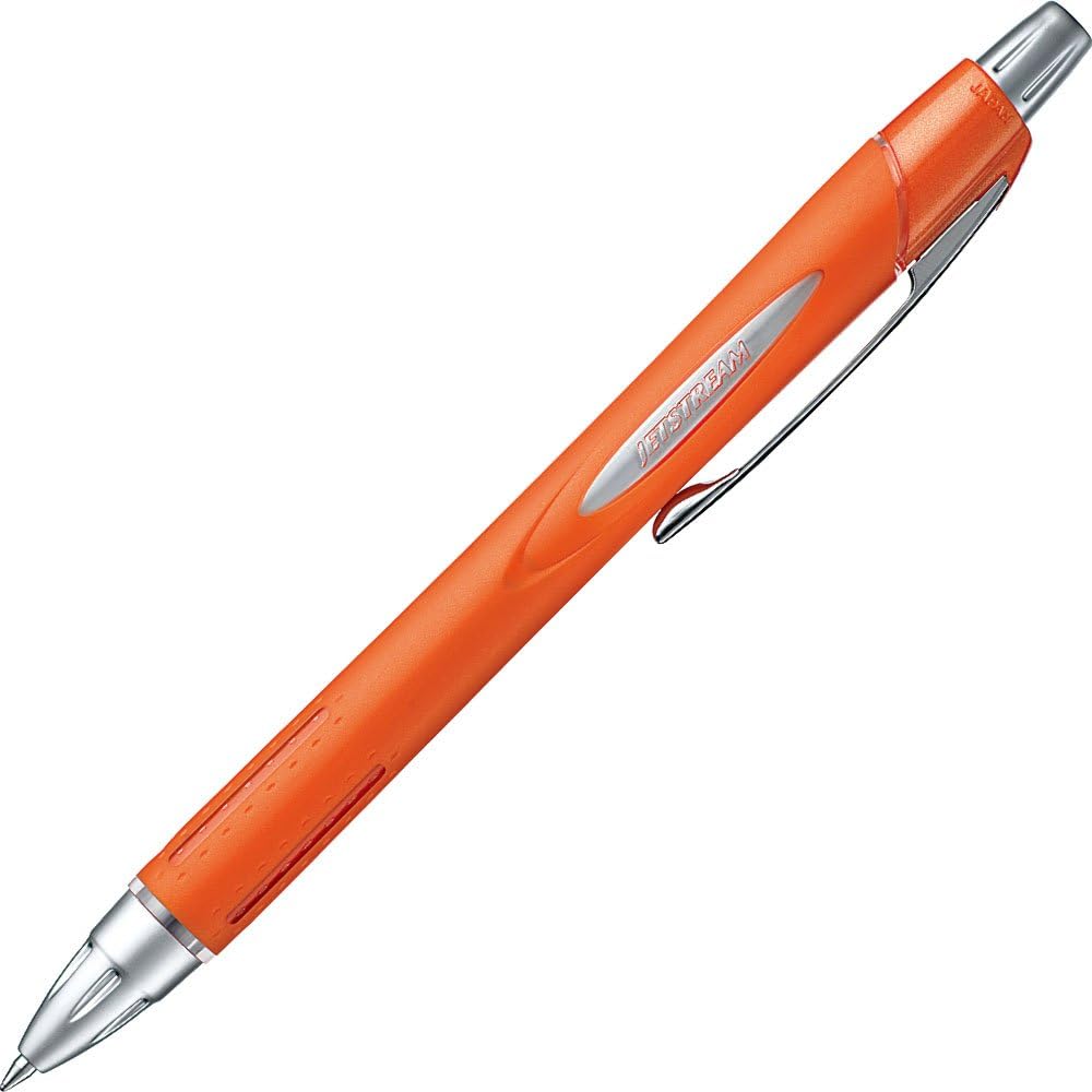 Uni Jetstream Rubber Body Black Ballpoint Pen 3 Color Pack 0.7mm