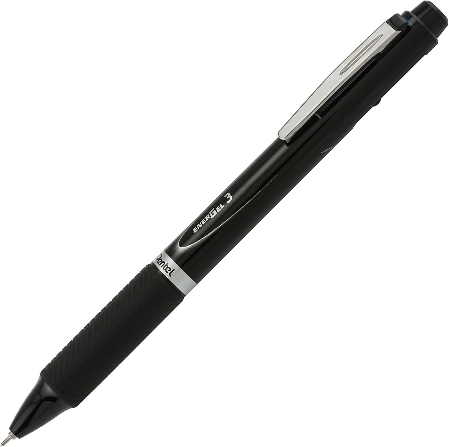 Pentel EnerGel 3 Multi-Function,3-Ink Gel Pen, (0.5mm) Black