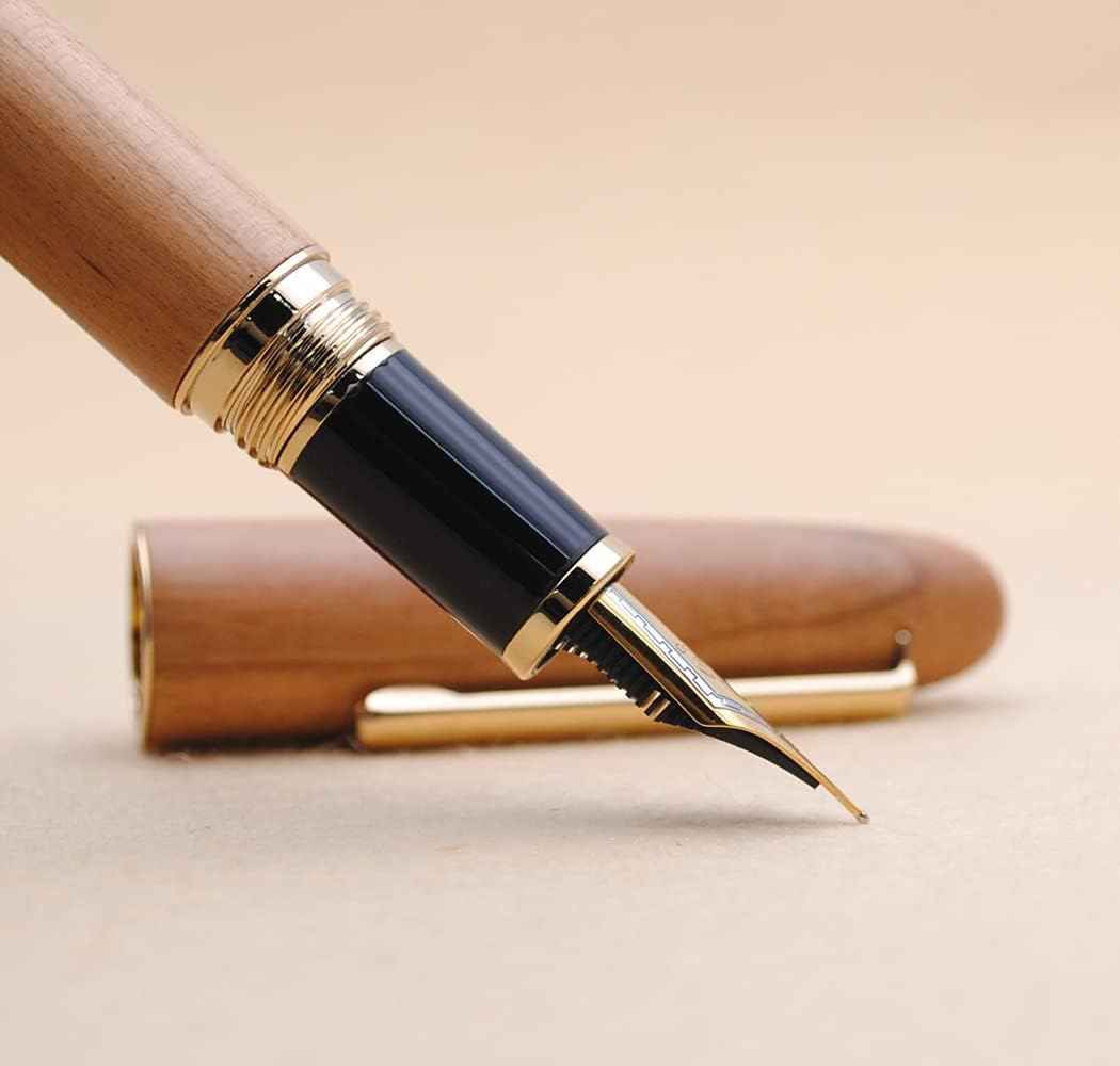 JINHAO 9036 Natural Wood Fountain Pen