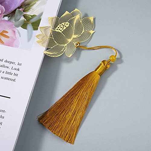 4 Pack Metal Bookmarks with Tassel