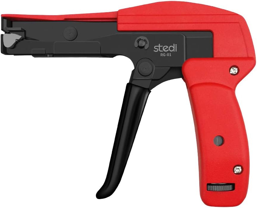 Stedi Cable Tie Gun for Cut Plastic Nylon Ties 6.3 Inches