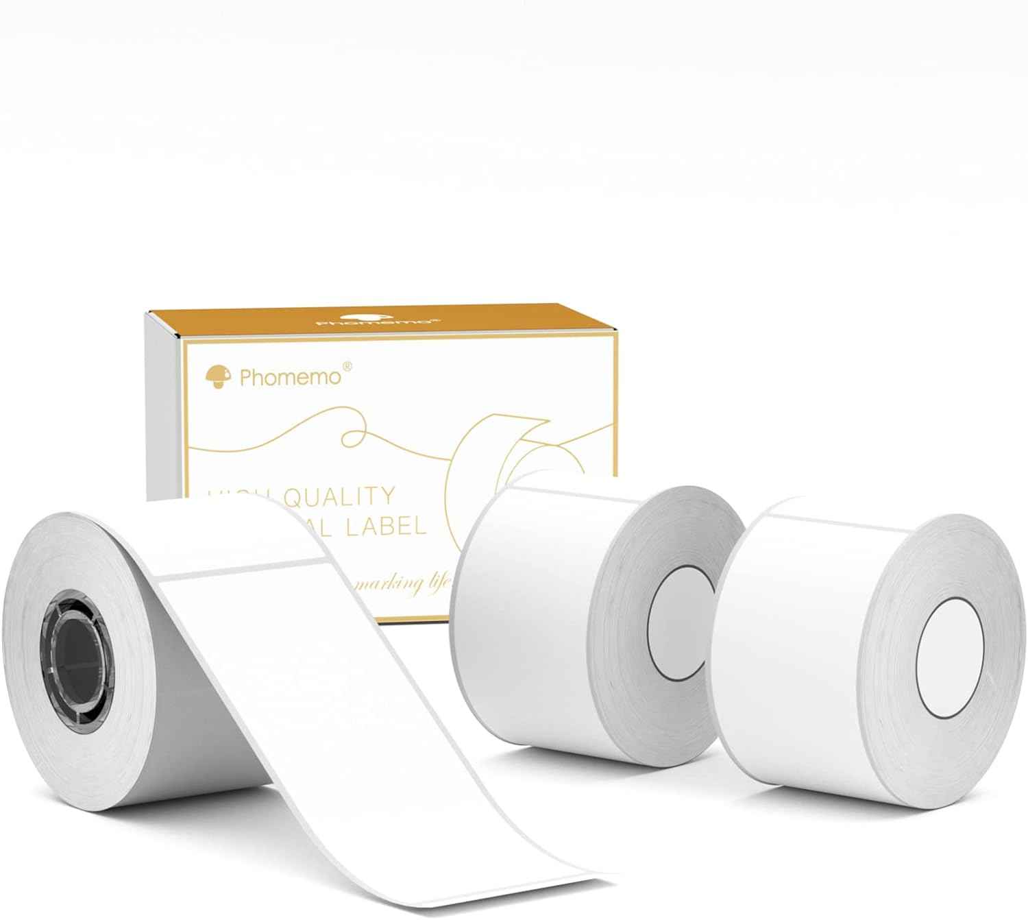 Phomemo D50 White Adhesive Thermal Label,20mm X 50mm