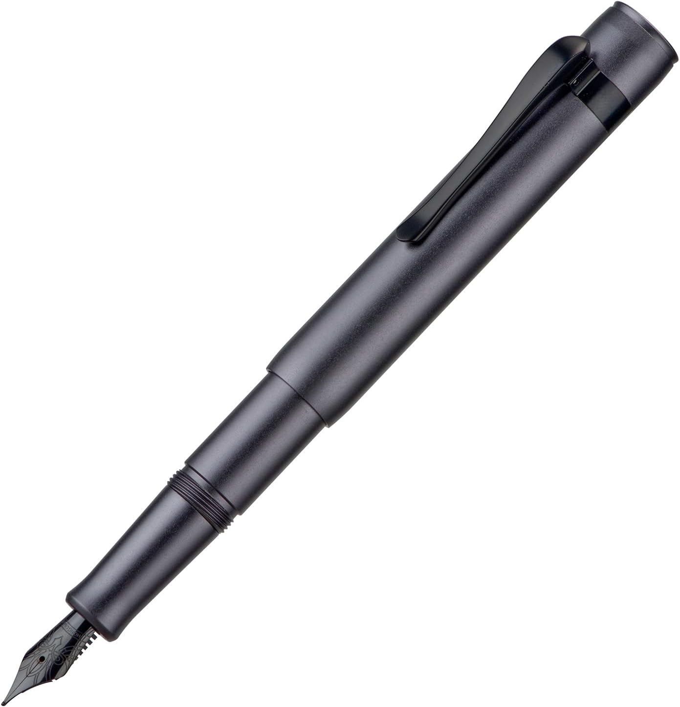 Hongdian M2 Mini Fountain Pen,Aluminium Short Pocket Travel Pen Space Gray