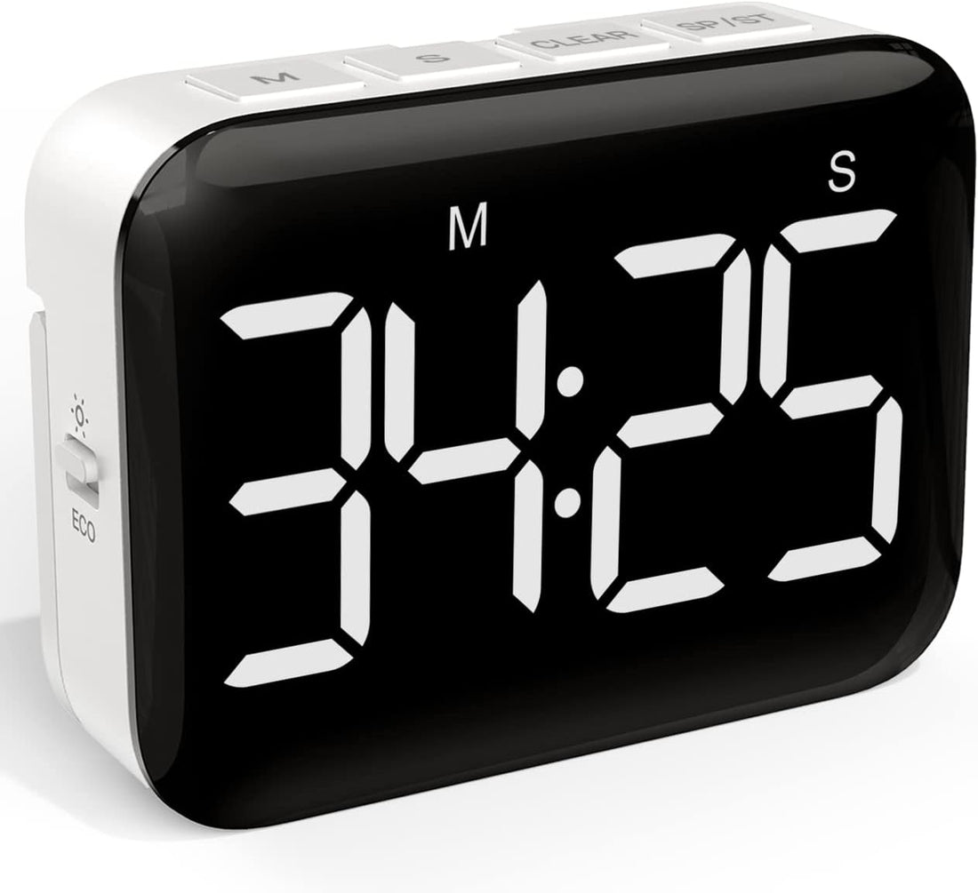 Magnetic Kitchen Digital Timer for Cooking Classroom Large LCD Display