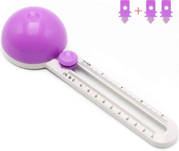 Circle Cutter for Paper Crafts Cardboard Cutting Tools Purple