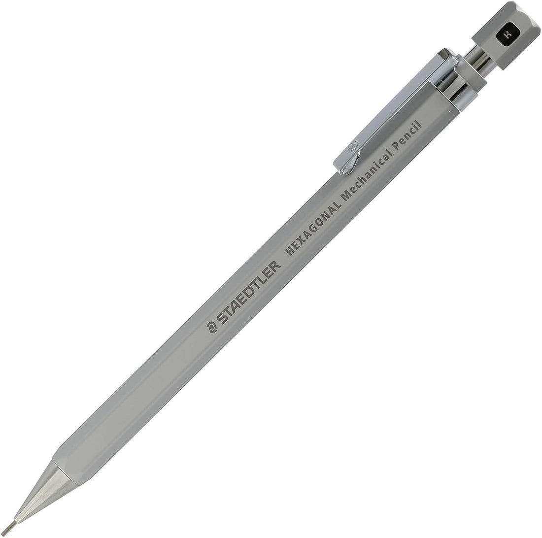STAEDTLER Hexagonal Mechanical Pencil, 0.5mm Silver