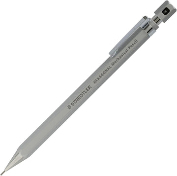 STAEDTLER Hexagonal Mechanical Pencil, 0.5mm Silver