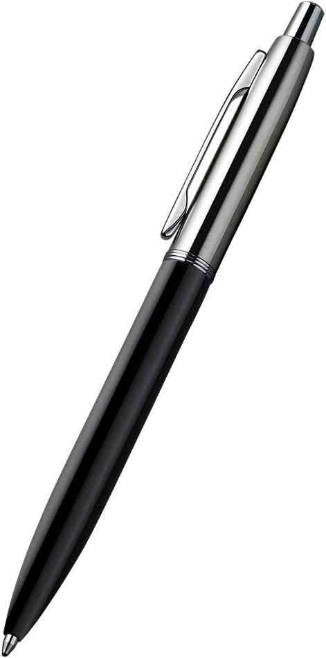 3Pcs Retractable Stainess Steel Metal Ballpoint Pens,6 Replaceable Refills