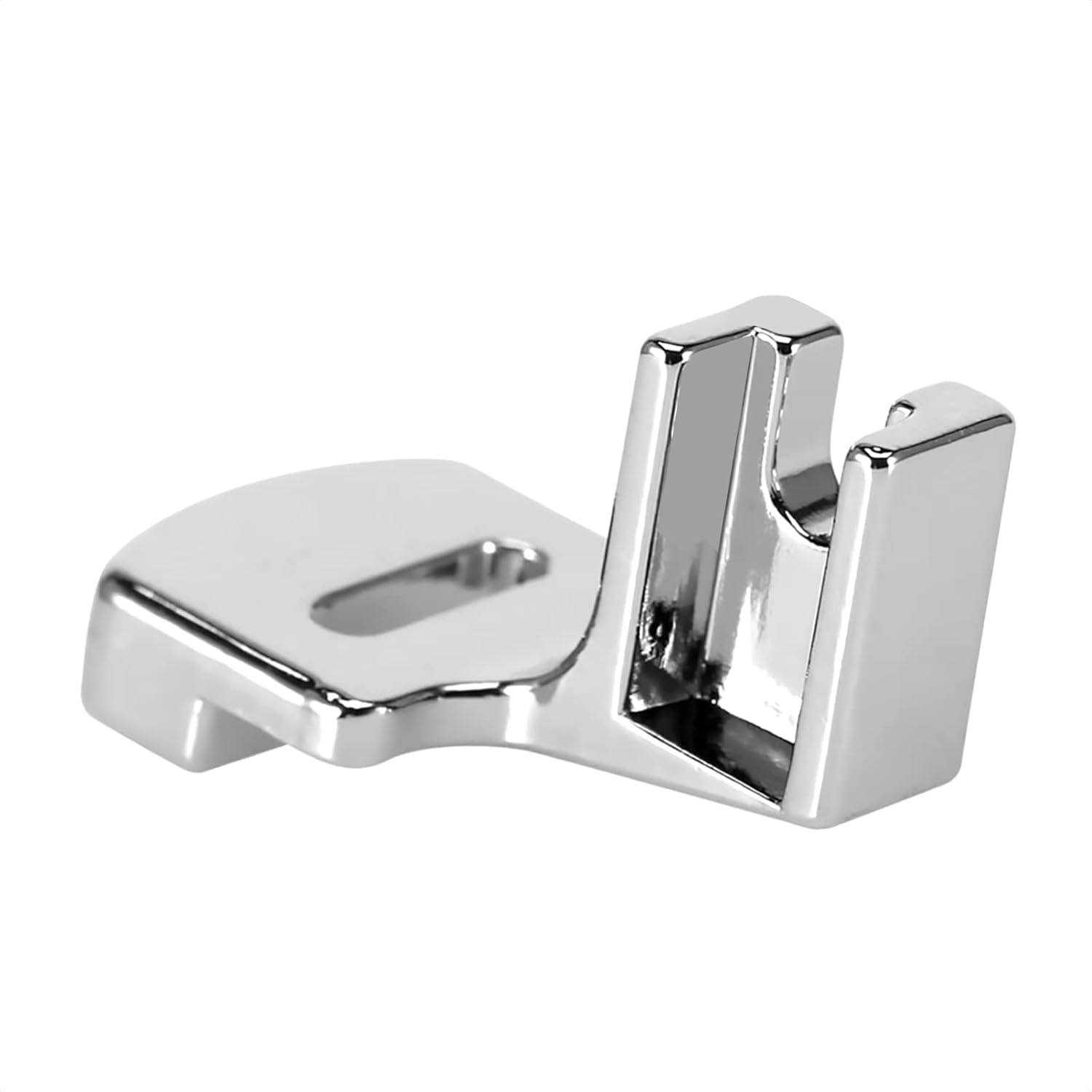 2-piece shirring gathering presser foot set, metal low-shank snap-on style