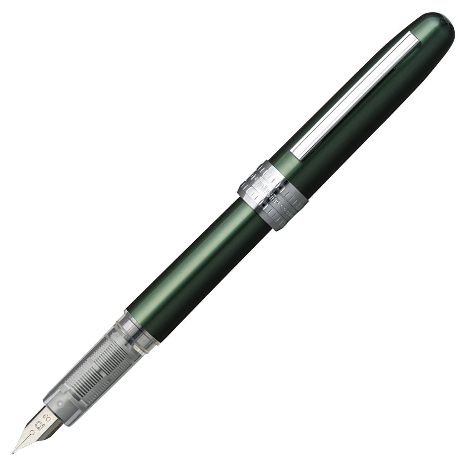 Platinum Plaisir Fountain Pen Fine Nib,PGB-1000 Green