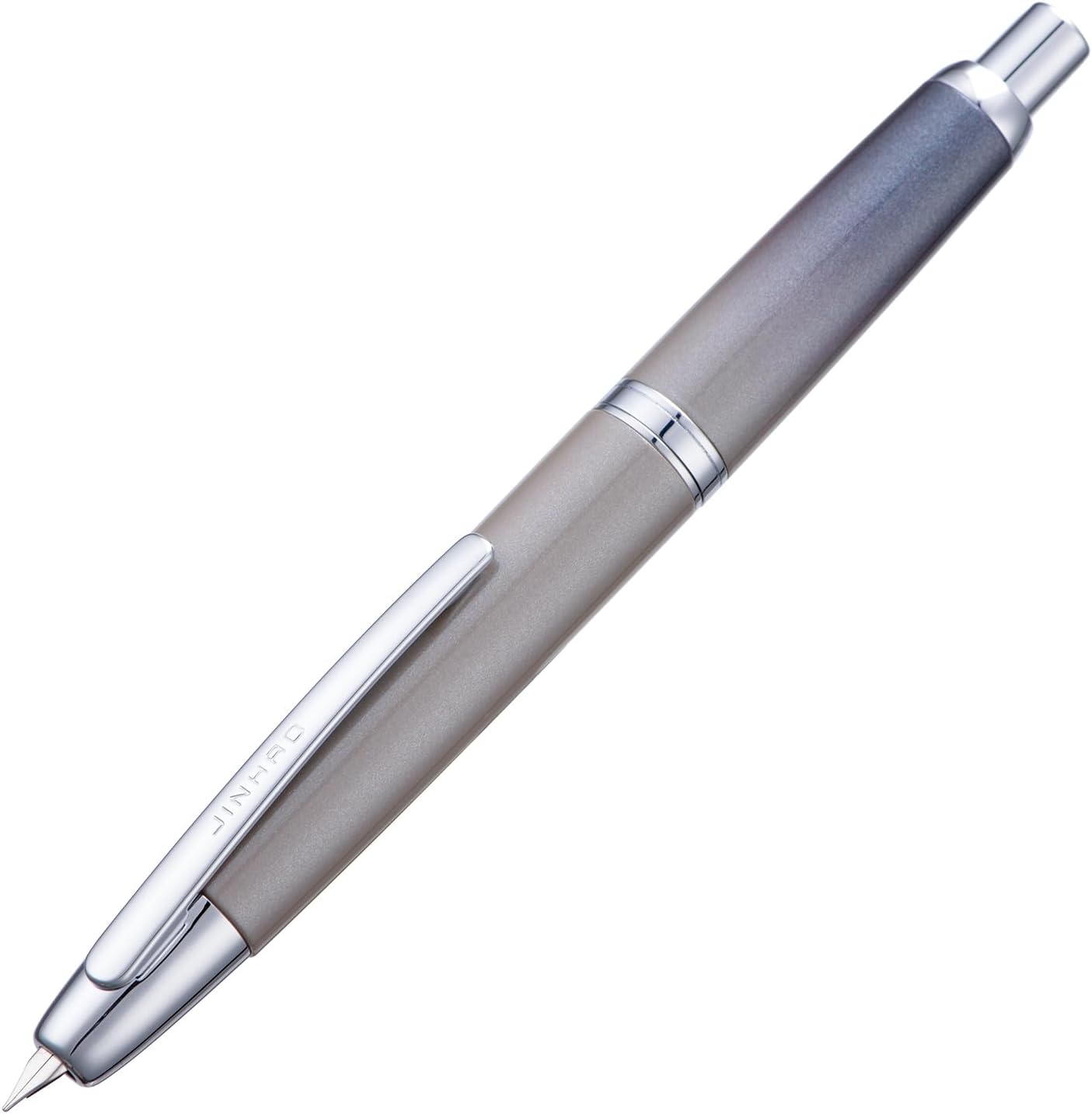 Jinhao 10 Capless Fountain Pen Retractable Fine Nib with Converter Set Gradient Grey