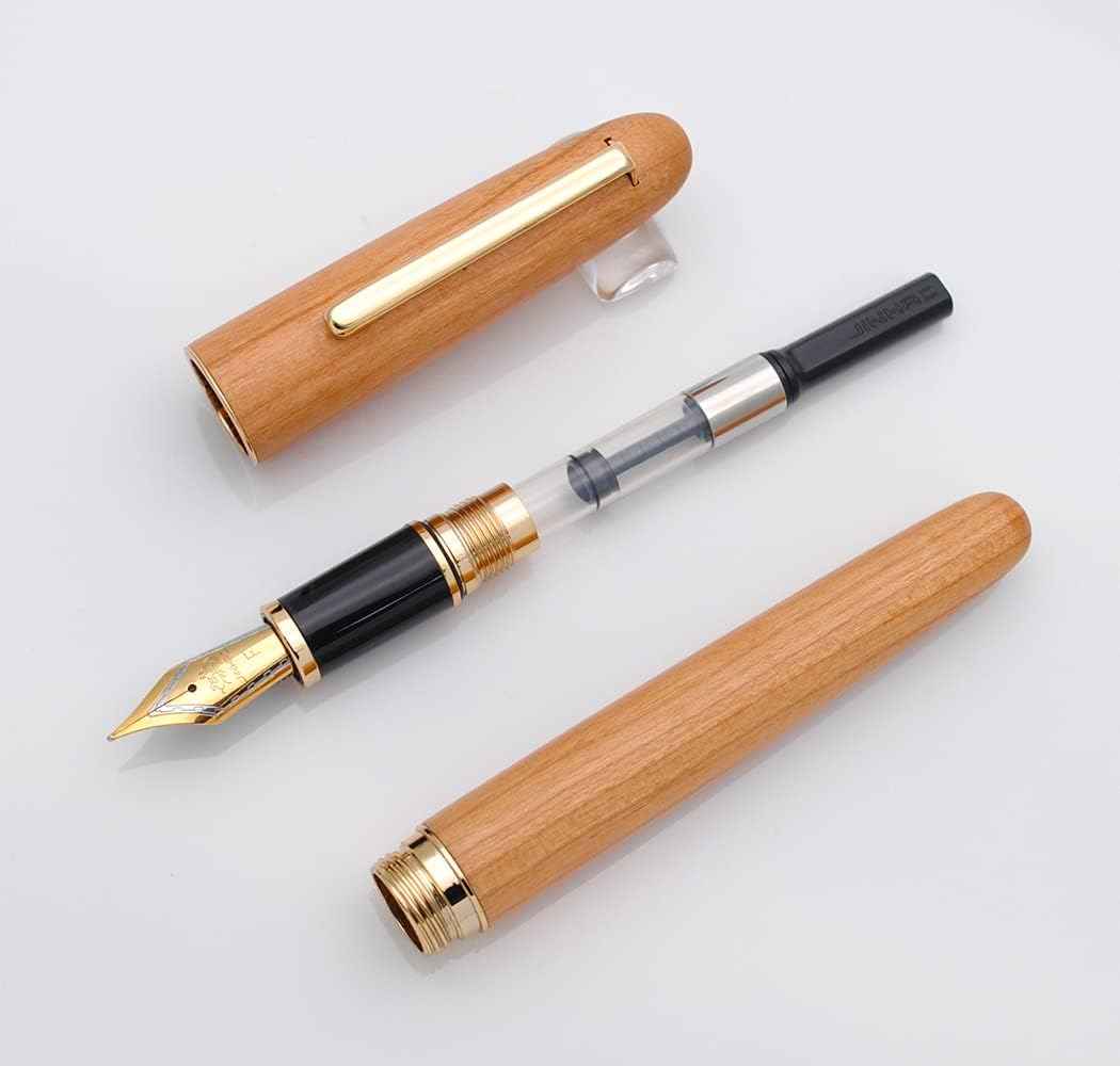 JINHAO 9036 Natural Wood Fountain Pen