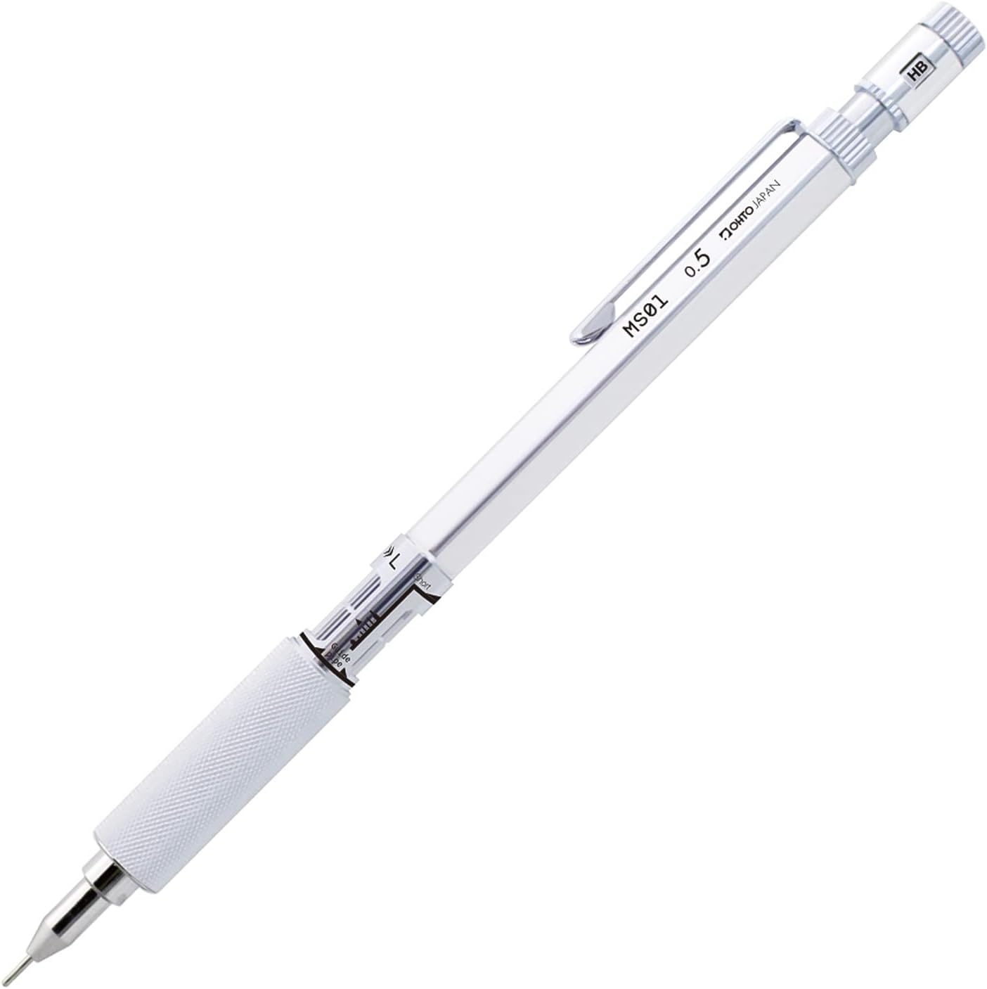 OHTO JAPAN MS01 Mechanical Pencil - 0.3mm/0.5mm Silver 0.5mm