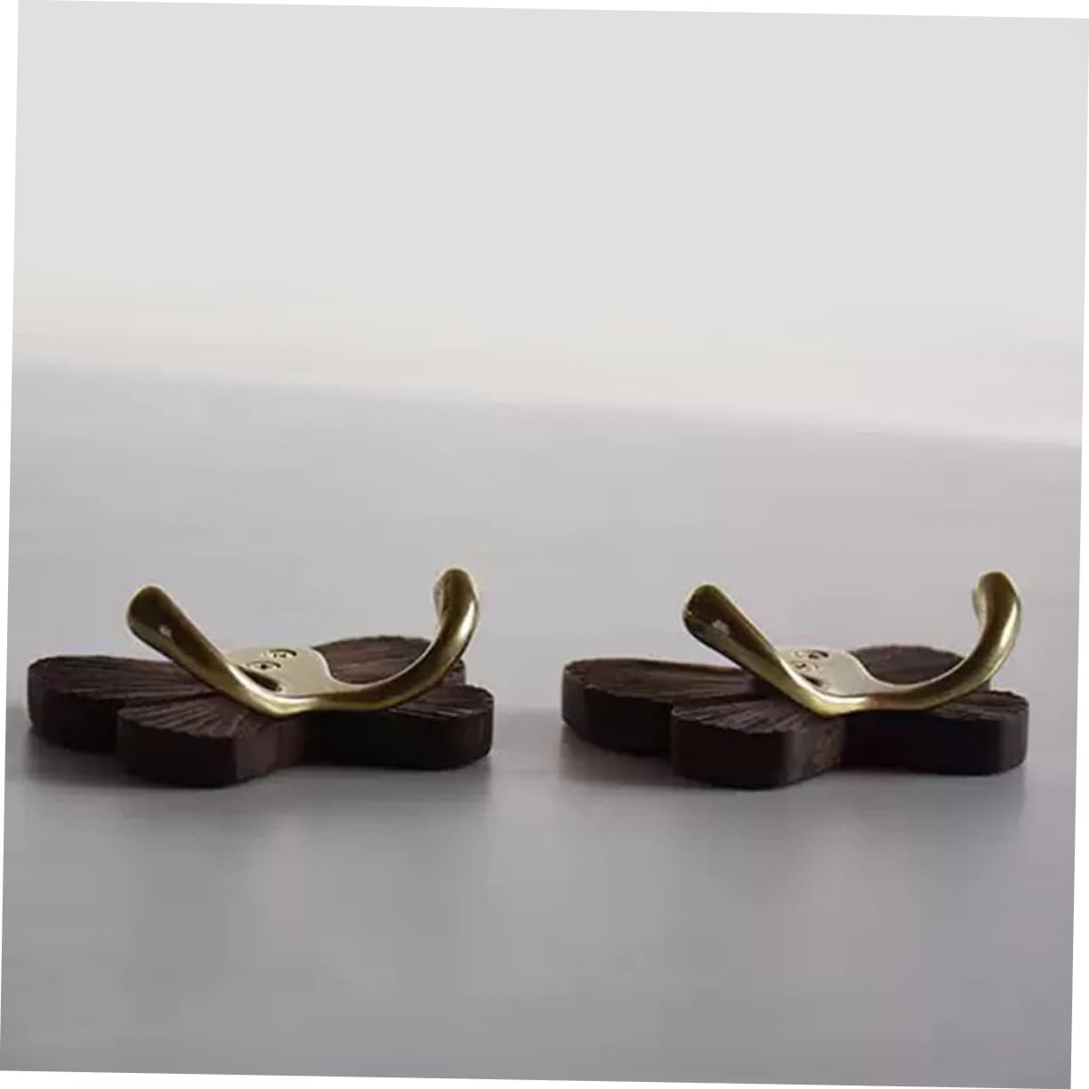 Butterfly-Shaped Wood Wall Hook Adhesive