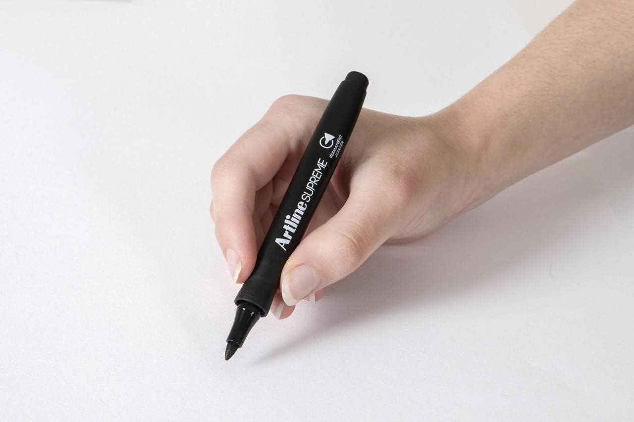 Artline SUPREME PERMANENT MARKER 1.0MM Bullet Nib 4 Colors