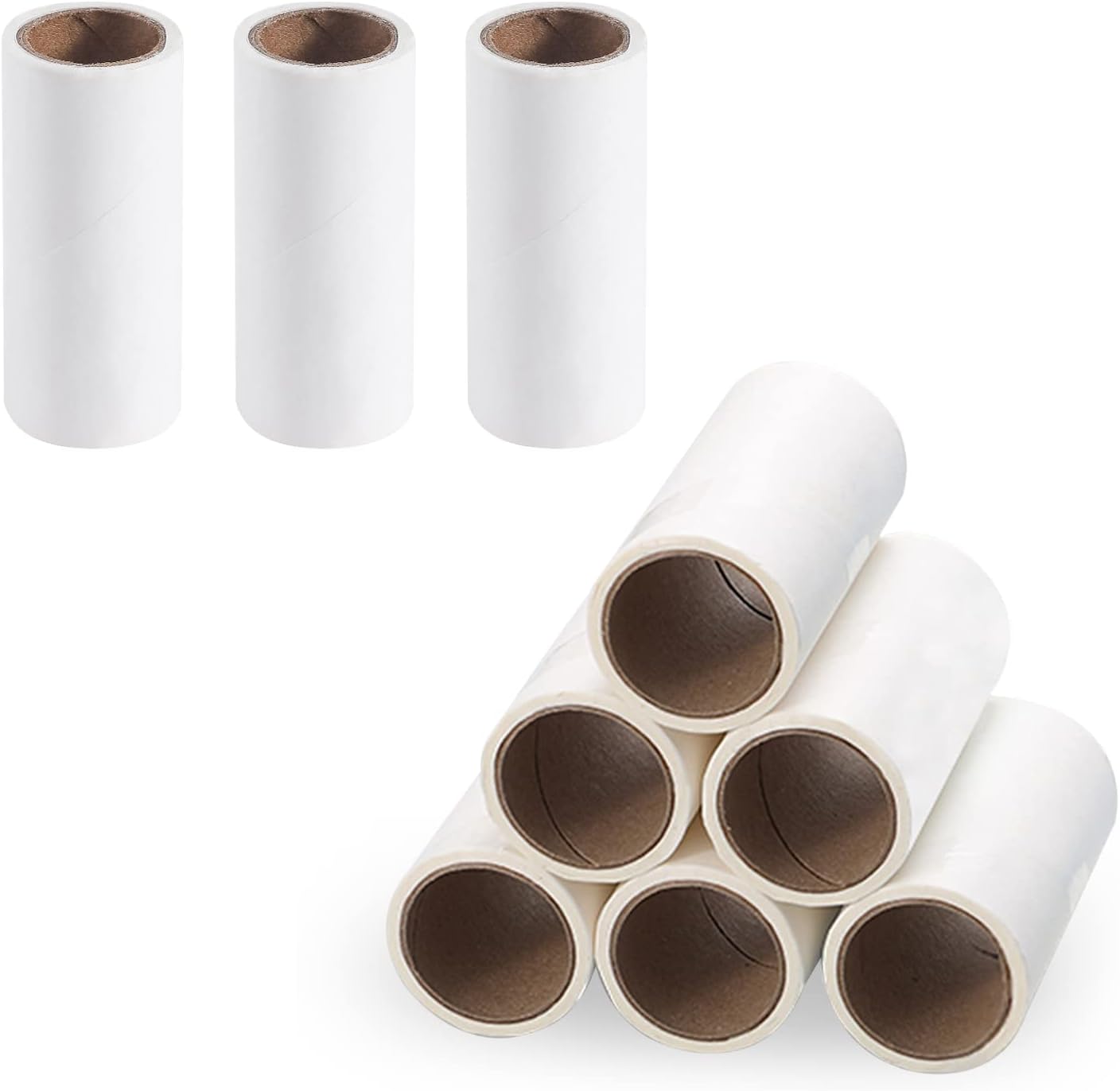 Double-Sided Travel Portable Lint Roller with Hand Strap 9 Refills