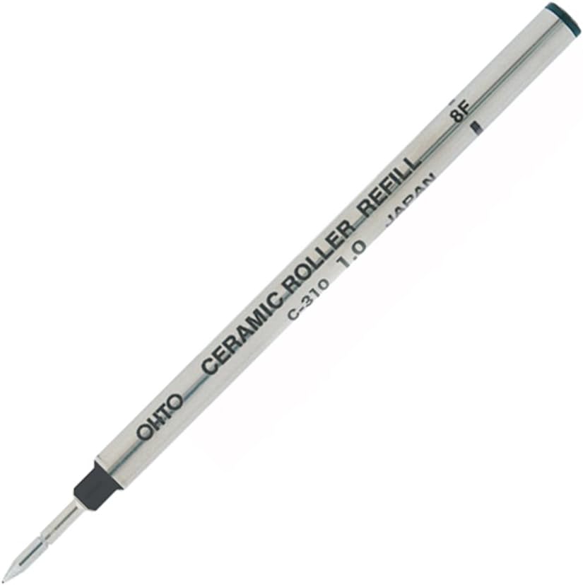 OHTO Ceramic Roller Pen Refills C-310,Black Ink,1.0mm,3-Pack
