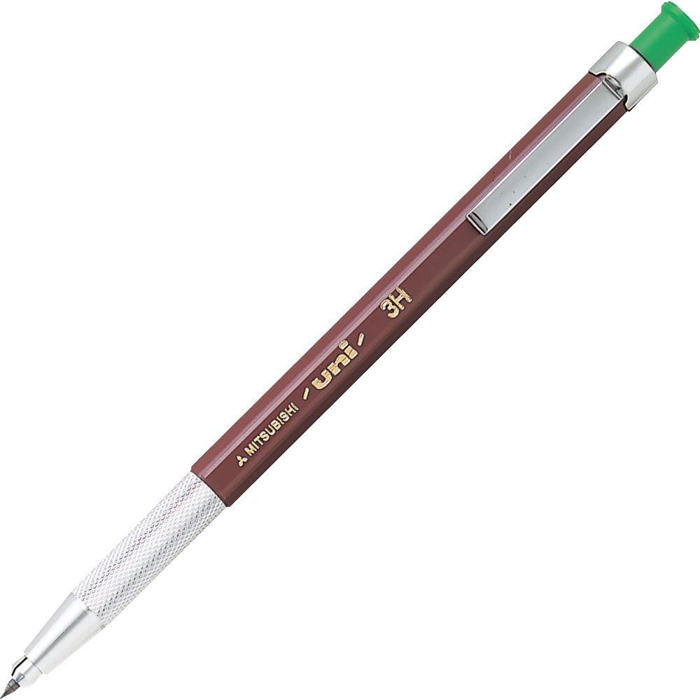 Uni Mitsubishi Lead Holder - 2 mm - HB/4H with 6pcs Pencil Leads 3H
