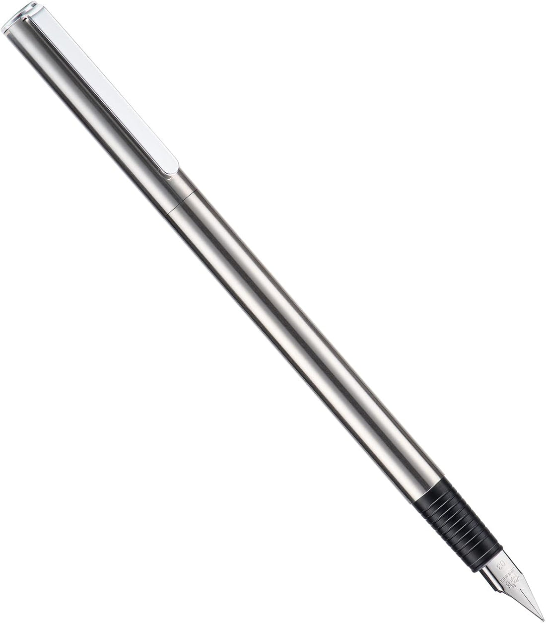 3PCS Jinhao 65 Silver Black Fountain Pen Set Silver