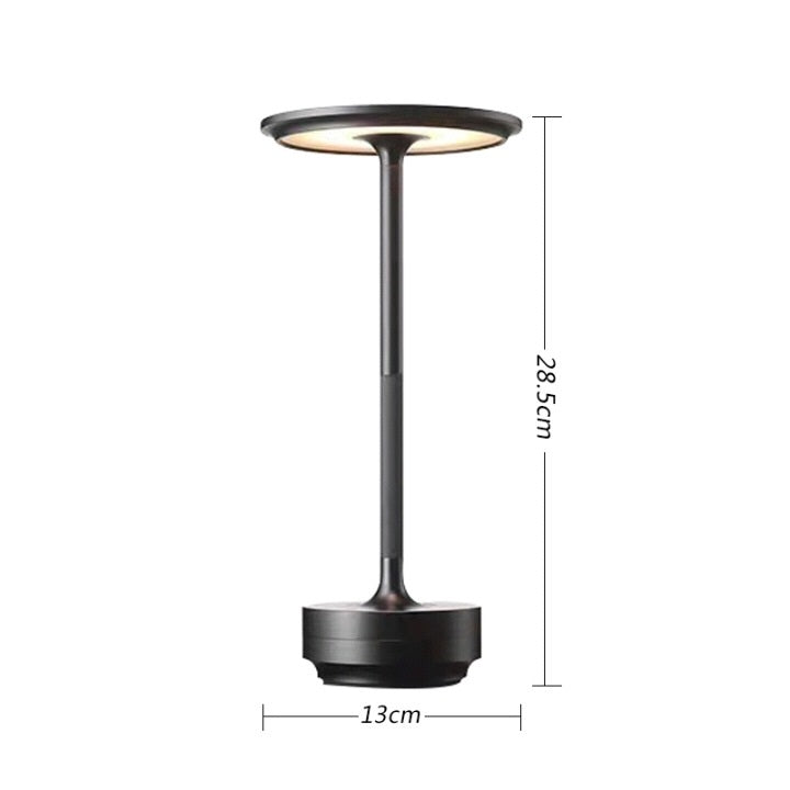 5200mAh Rechargeable Cordless LED Table Lamp Black