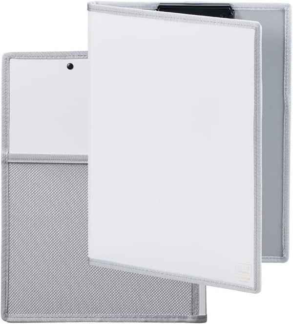 King Jim 5995 All in Clipboard with Cover,A4 Bi-Fold White