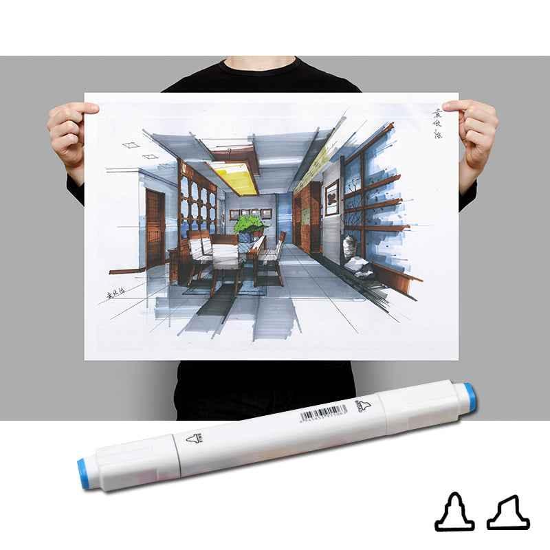 TouchFive Twin Markers 40 Color Animation Design Set