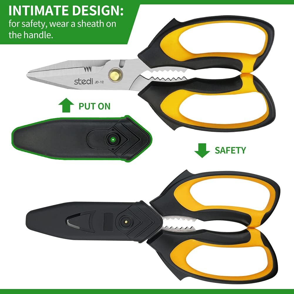 Stedi 8-inch Scissor Heavy Duty Stainless Steel Blade