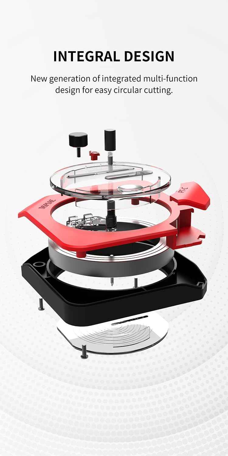 DSPIAE PT-C Integral Rotary Integral Circular Cutter (1-50mm) Circle