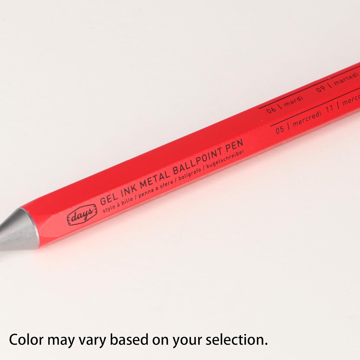 Mark's Style Days Gel Ink Metal Ballpoint Pen,0.5mm