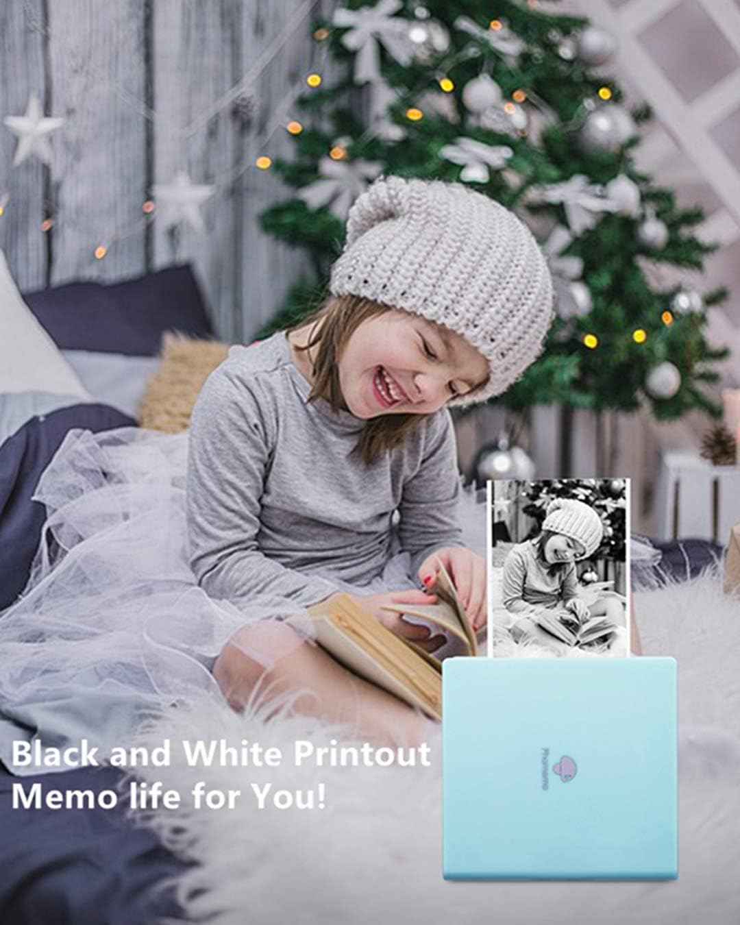 Phomemo M02 Sticker Printer Portable Thermal Label Printer with 1 Roll Paper