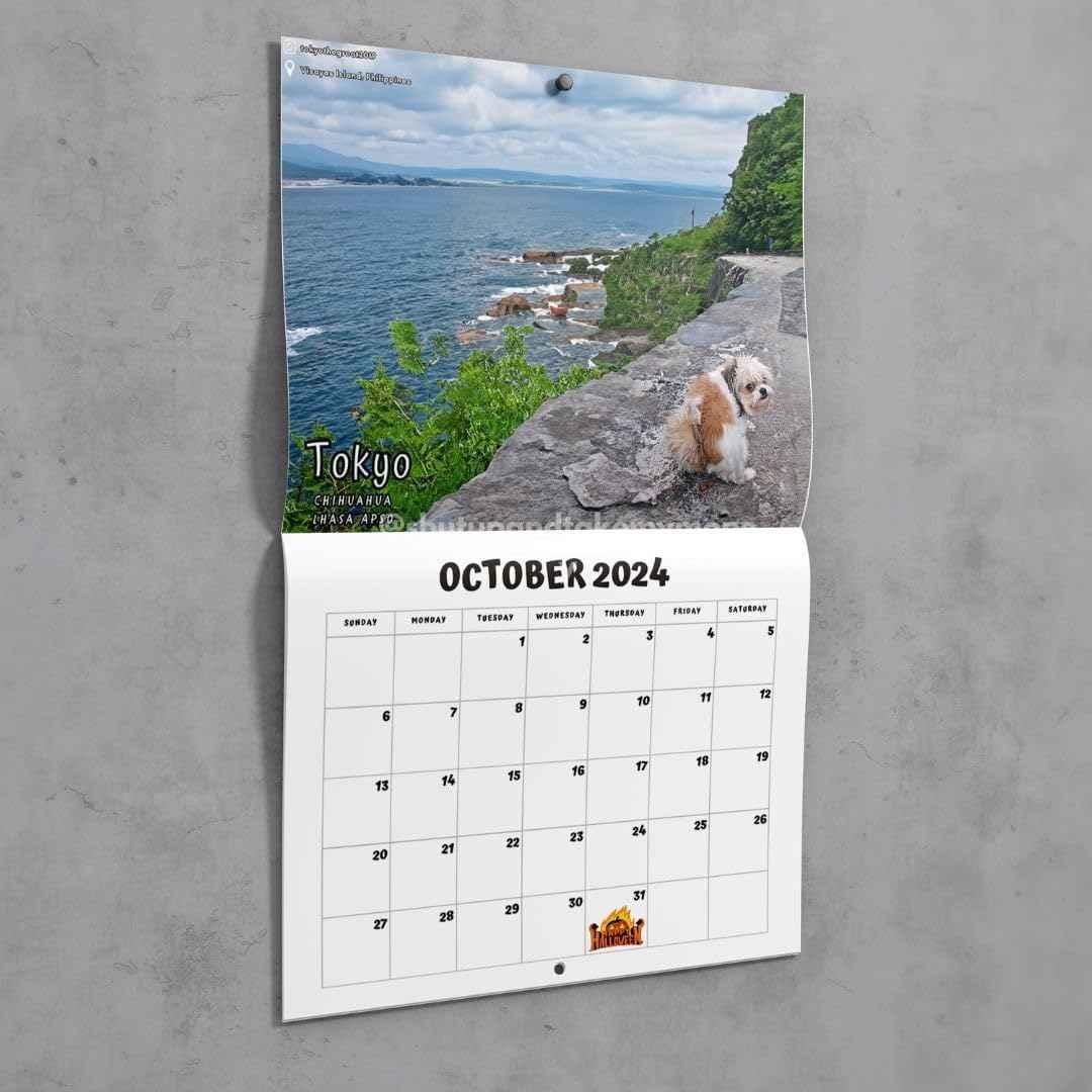 Dogs Pooping In Beautiful Places 2026 Calendar