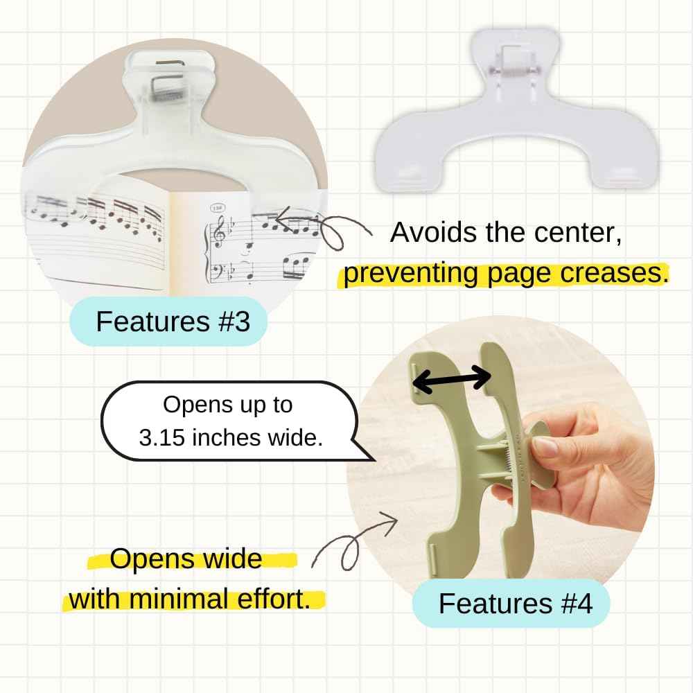 Sun-Star UKANMURI CLIP Versatile Crown Page Holder