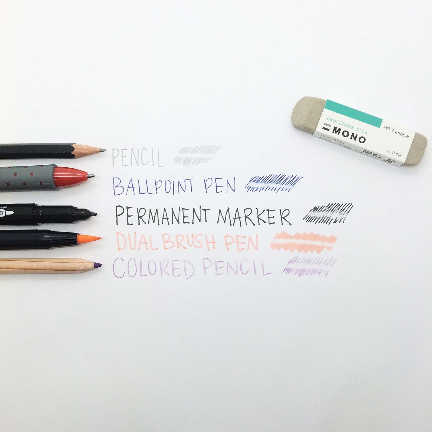 Tombow Mono Sand Eraser,2-Pack