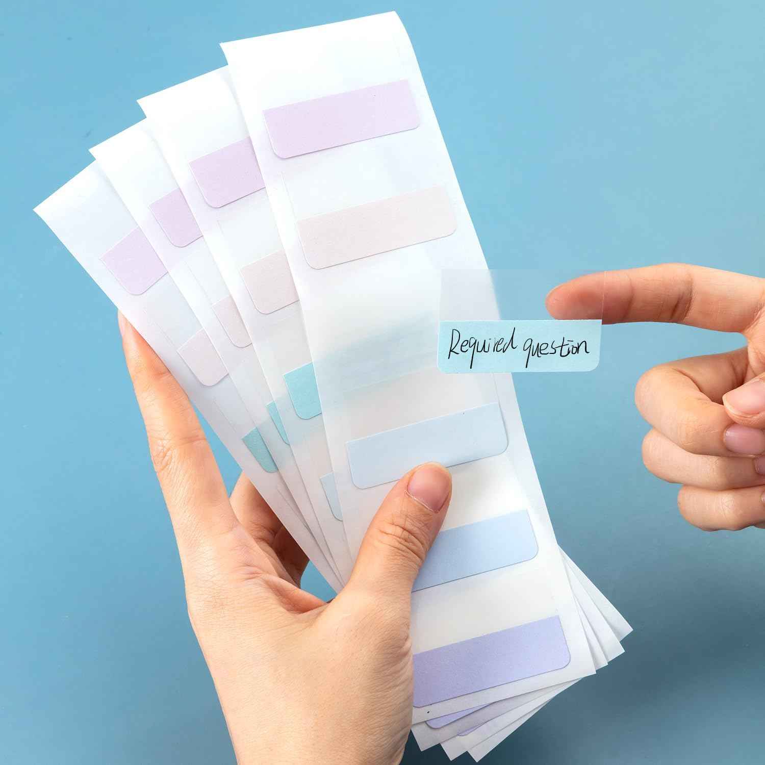 5 Pack Sticky Notes Annotation Tabs 300pcs Index Labels,Morandi Color