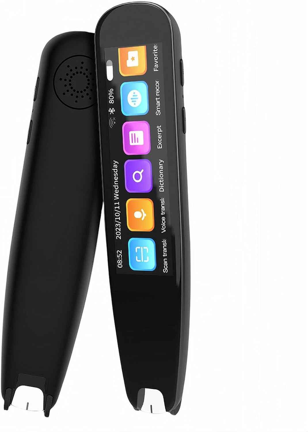 125 Language Digital Translation Scanning Pen Smart Scanner Translator Device black