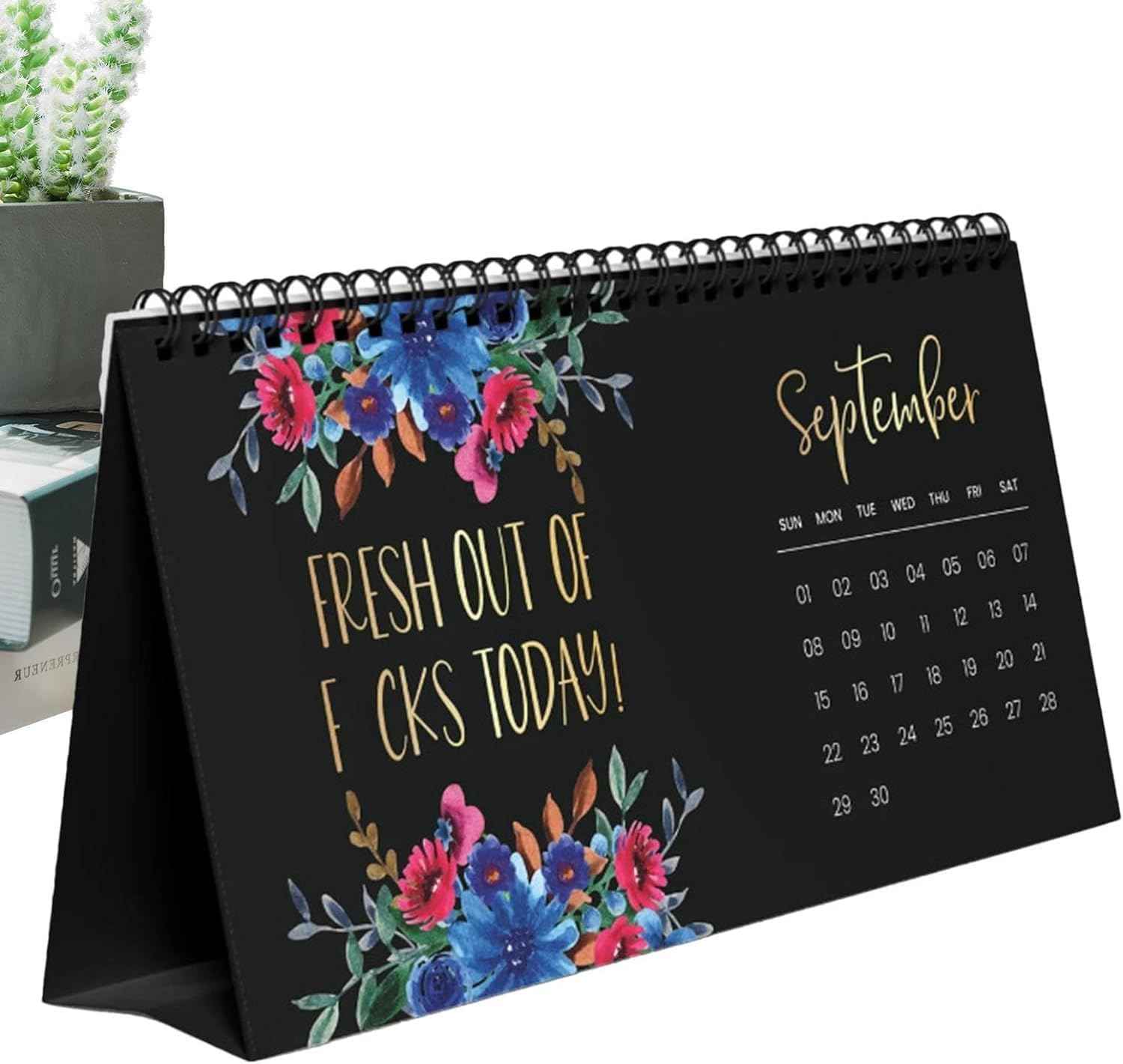 2024 'Fuck It' Desktop Calendar for Tired-Ass Women